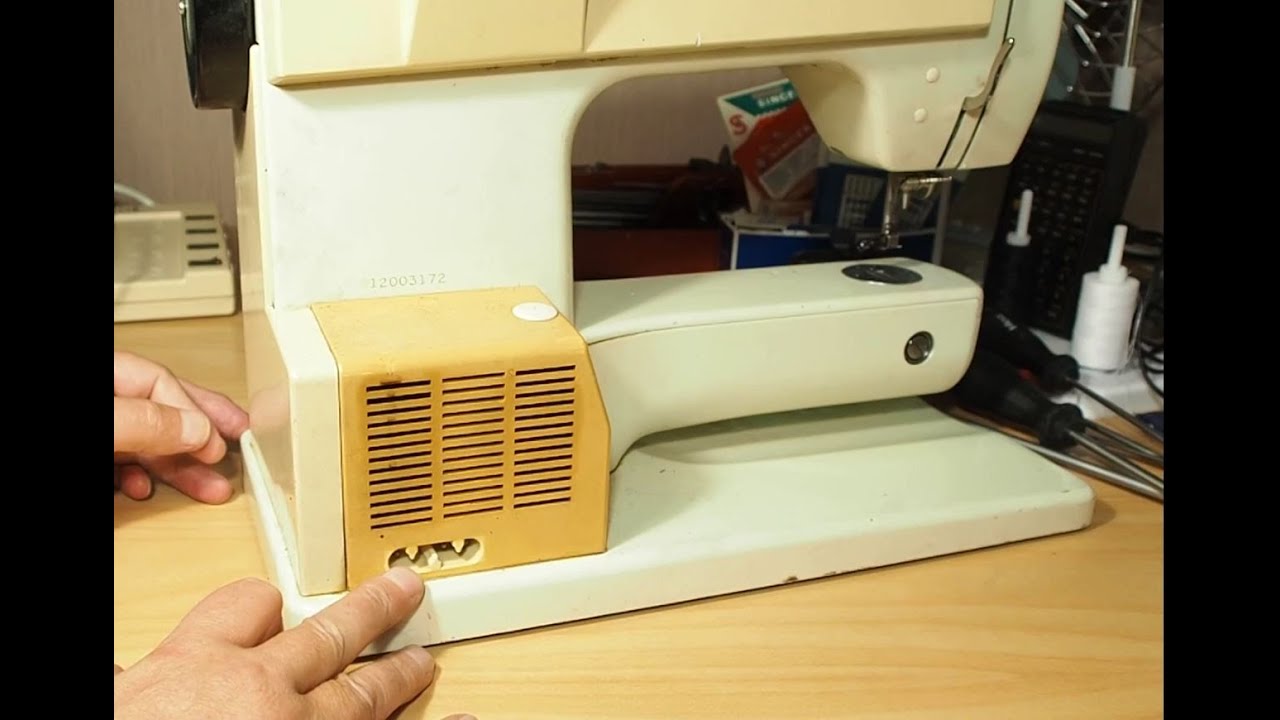 Bernina Record 830 — Проверка двигателя — Щётки и конденсаторы