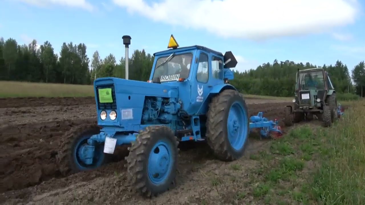 MTZ-82 (1983), MTZ-52L (1974) + Fiskars KH314, MTZ-82 (1991) + Överum