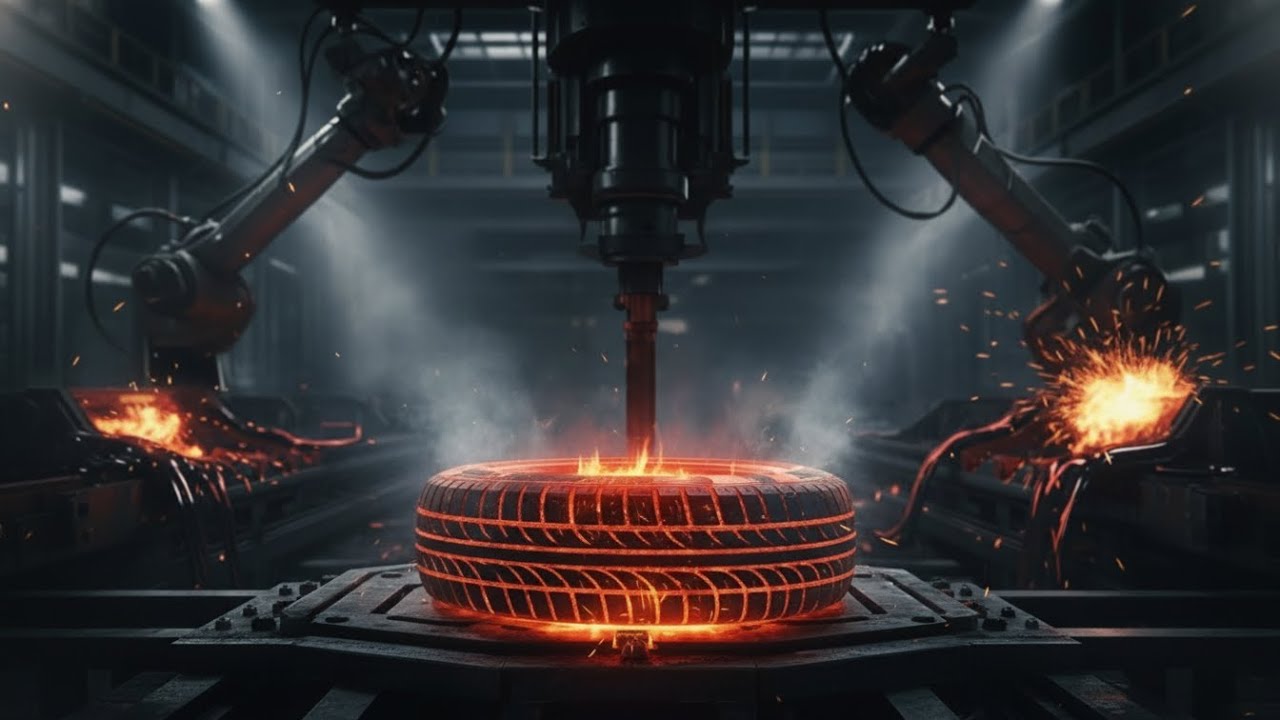Inside the Modern Car Tire Factory – The Incredible Way They Are Made| Process 2025| Inside process