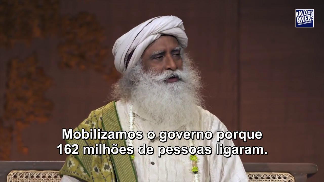 Sadhguru - Meio Ambiente - Rali pelos Rios 2 anos depois