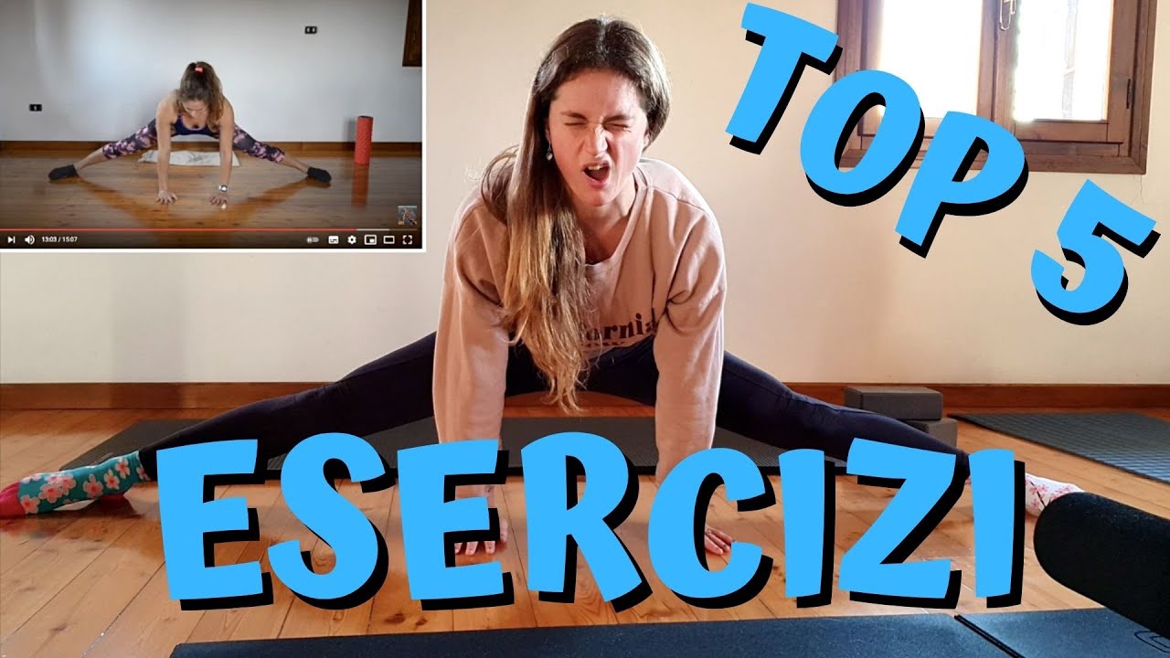 TOP 5 ESERCIZI per la SPACCATA LATERALE 🤸🏼‍♀️