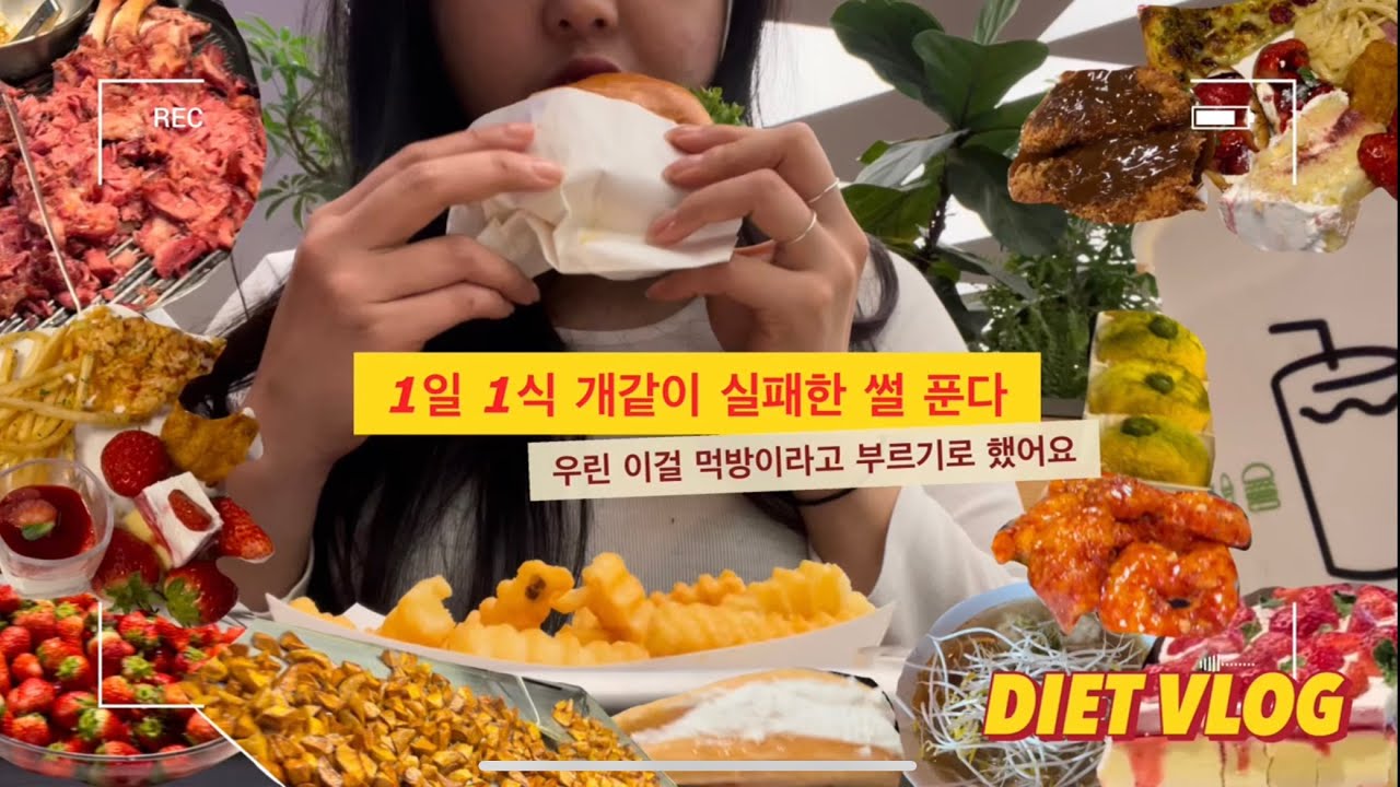 [DIET VLOG/Eng] 1일 1식 이러면 망해요..