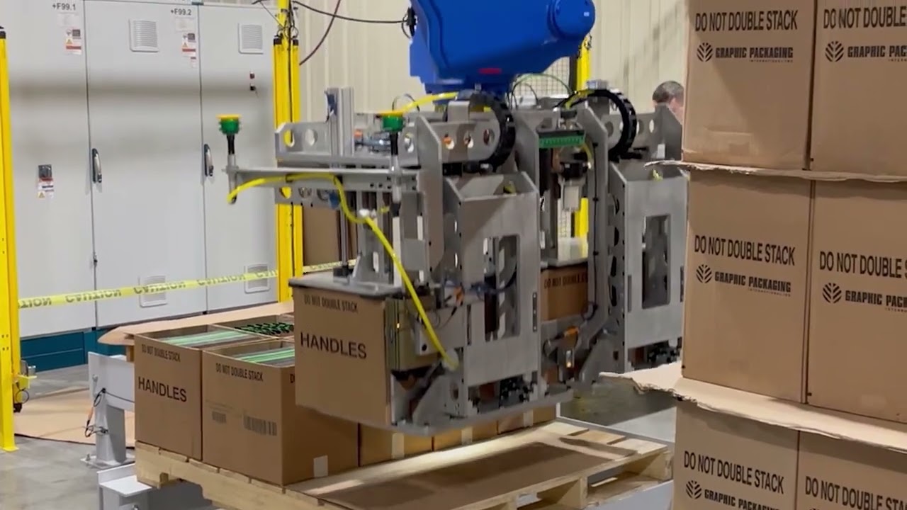 MESH Automation: Open Top Case Palletizing
