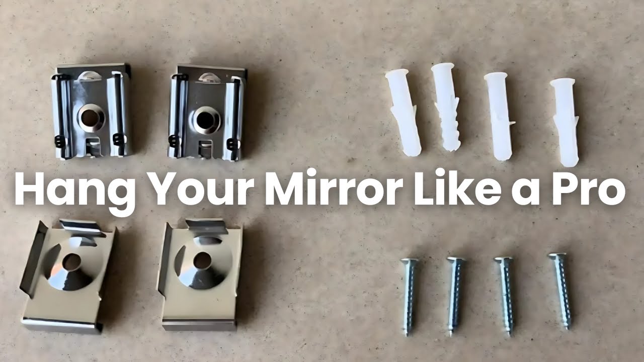 Spring Mirror Clips | Easy and Secure Solution for Hanging Heavy Mirrors
