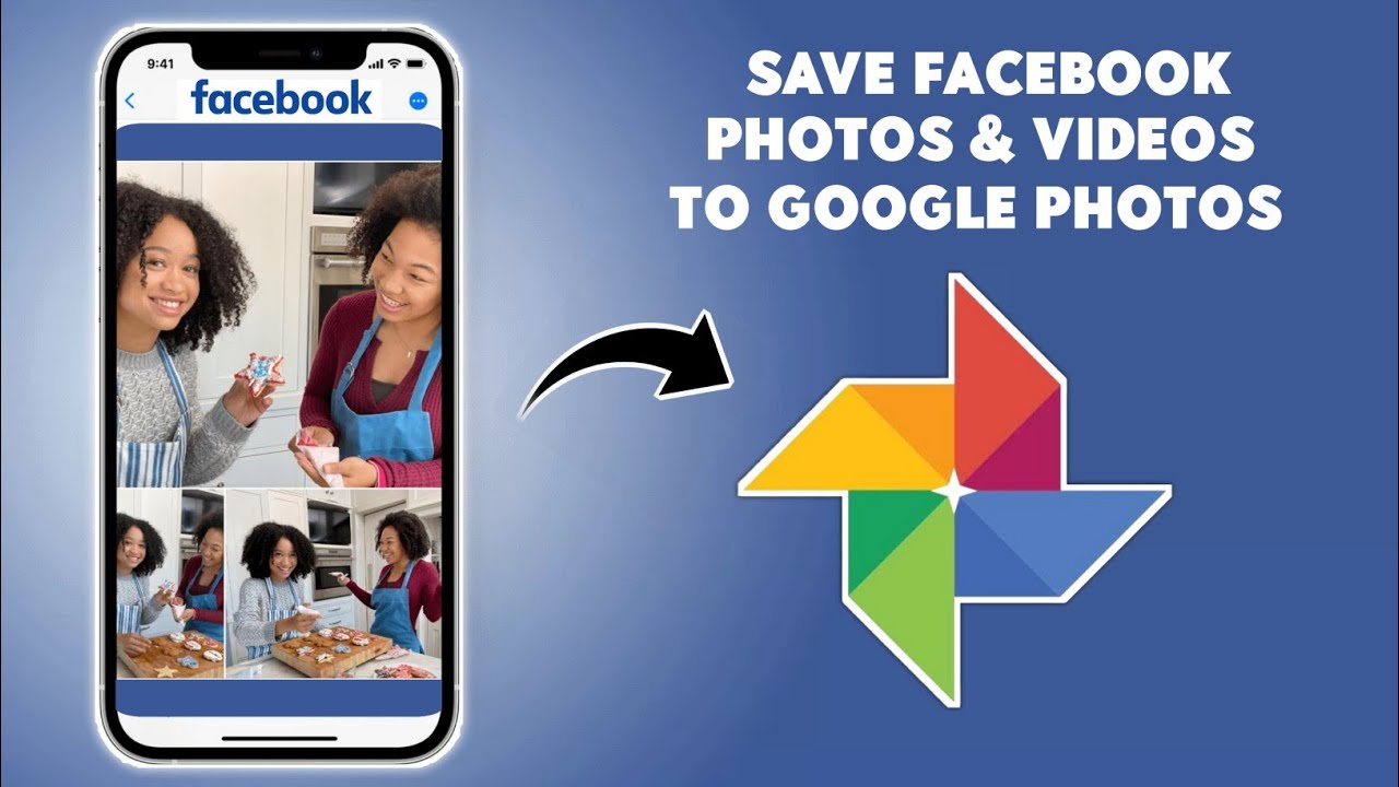 How to SAVE Facebook Photos & Videos To Google Photos