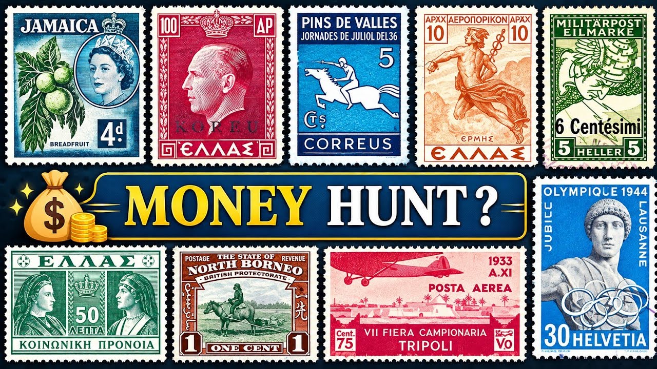 80 Rare Stamps: The Treasure Hunt Starts With One Tiny Detail