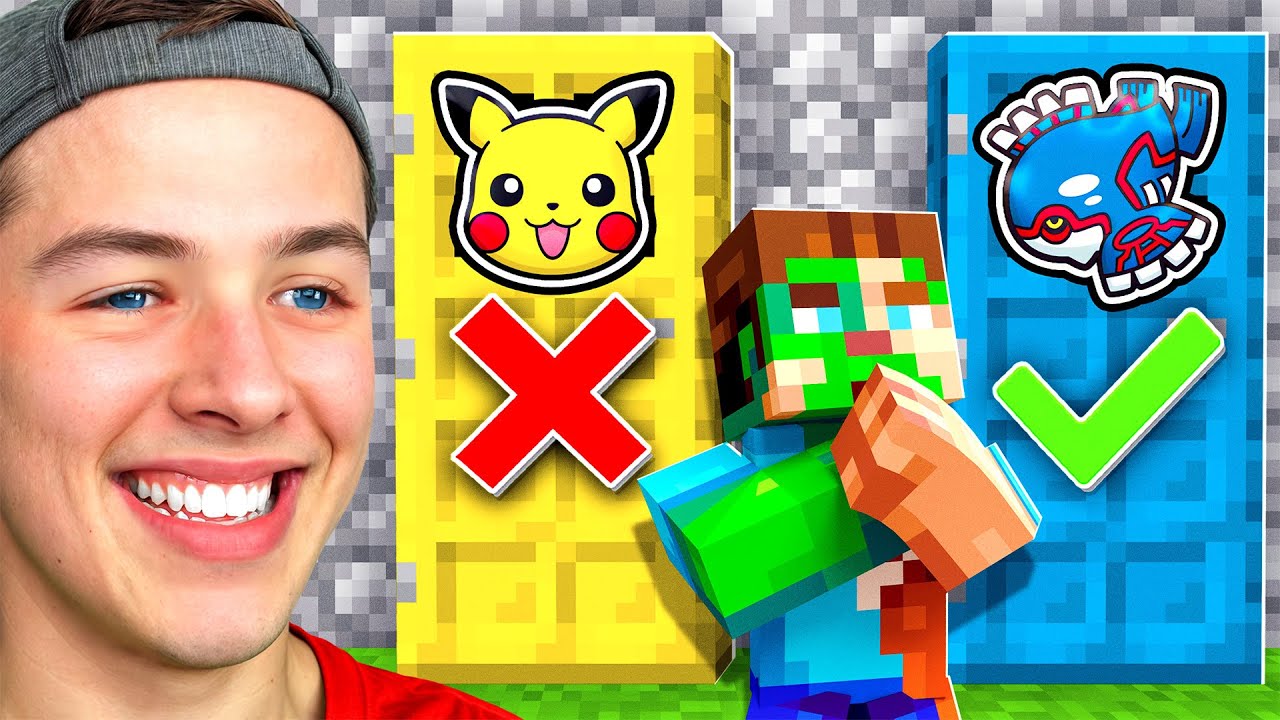 НЕ ВЫБИРАЙТЕ НЕ ТУ ДВЕРЬ в Minecraft Pokémon