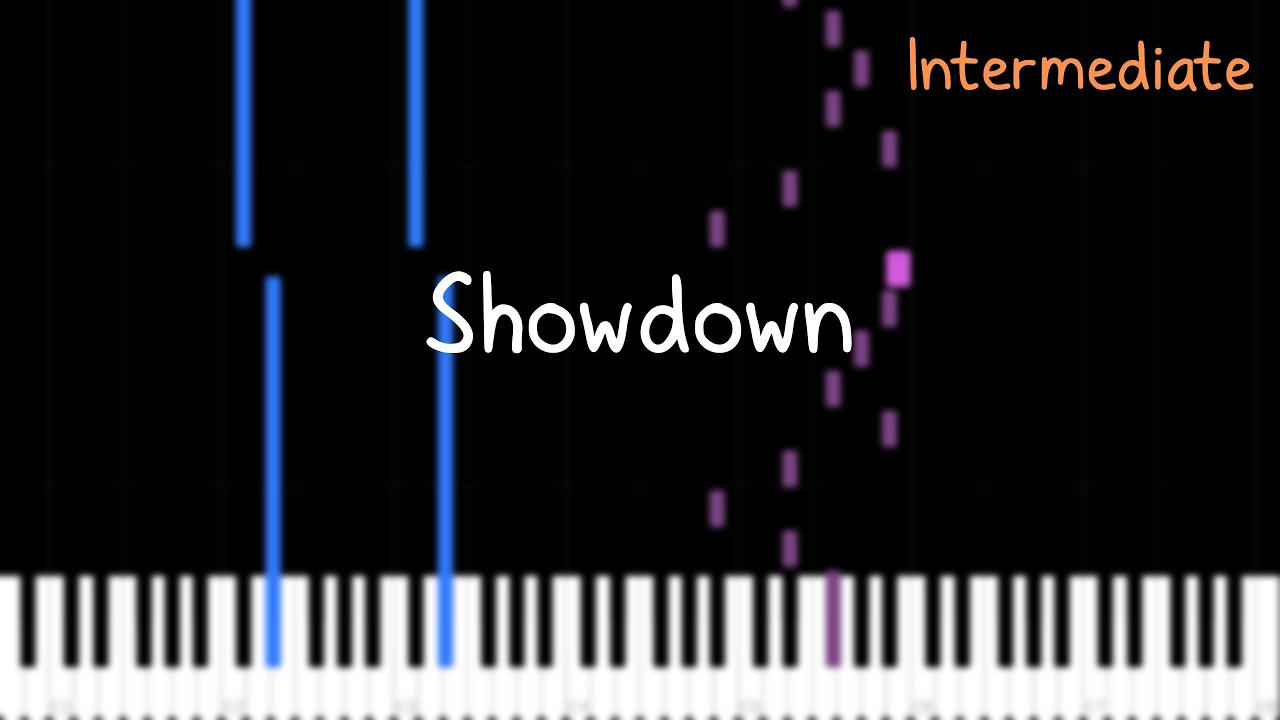Showdown (Piano Tutorial)