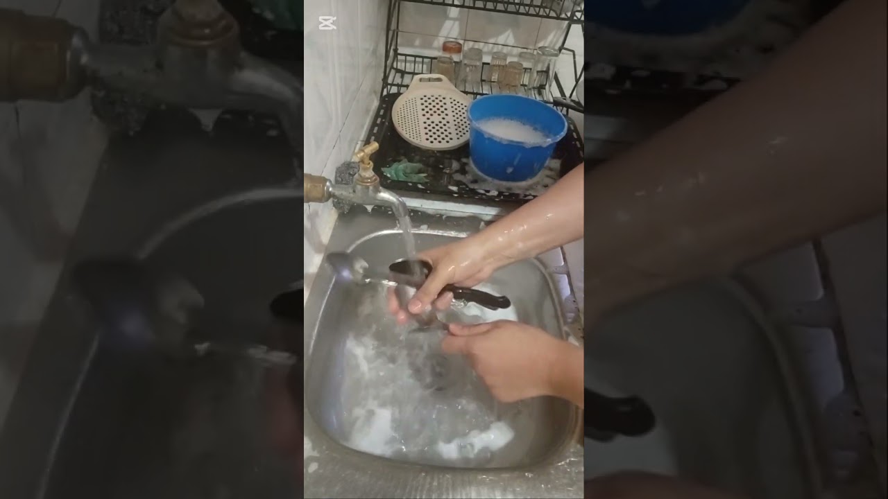 كيف تنظيم المطبخ صغيرة وتغسلي المواعين في البابو صغير