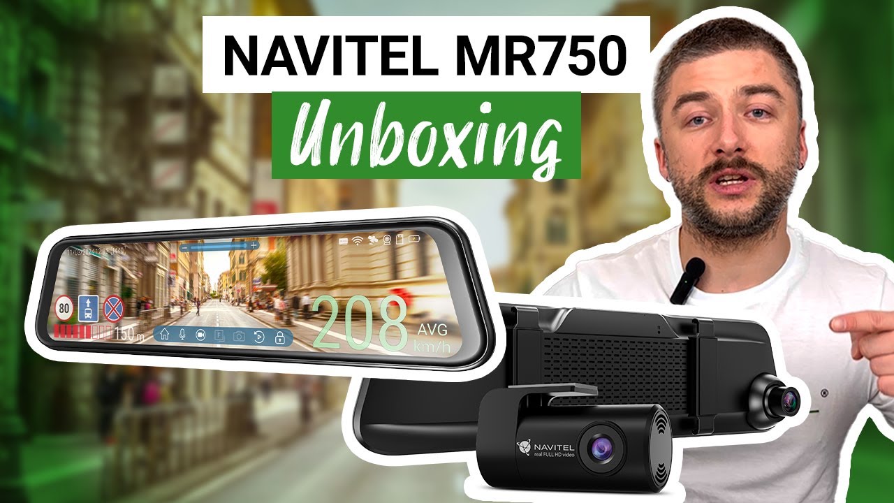 MR750 SMART - unboxing i prezentacja inteligentnego lusterka NAVITEL