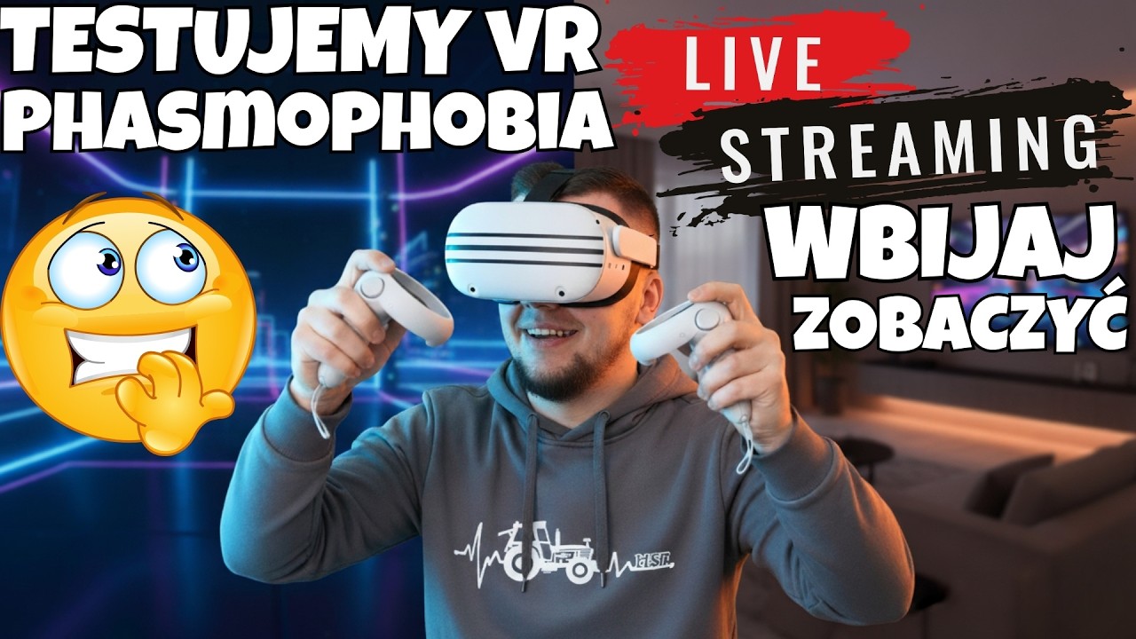 🔴LIVE🔴| Będzie Jazdaaa!😂Wbijaj Pogadać!❤️FS22 & Phasmophobia VR| TANAS   [MST]