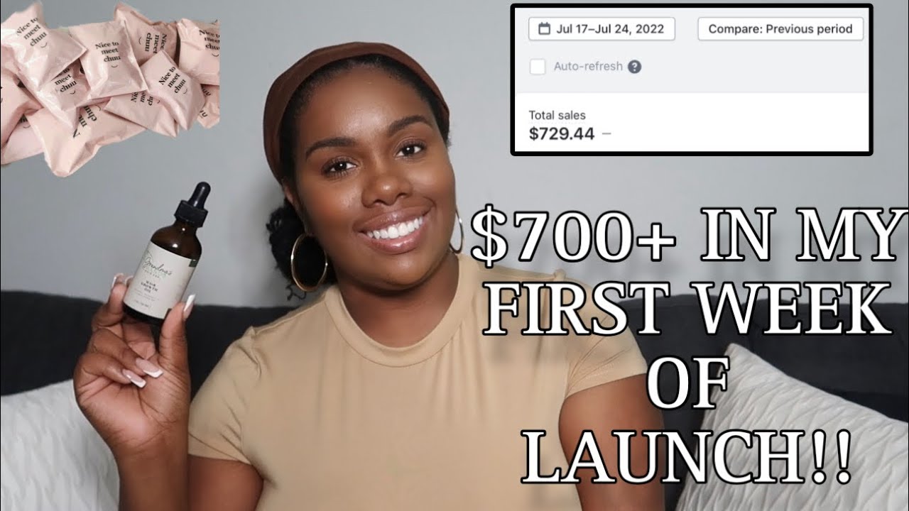HOW I MADE $700+ IN MY LAUNCH WEEK SELLING HAIR GROWTH OIL | KAYLADELORES TV