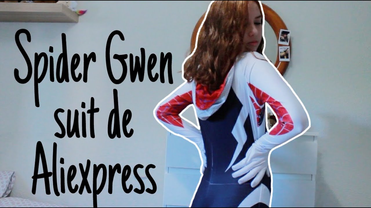 Compré un traje de SPIDER GWEN en AliExpress - TRY ON REVIEW