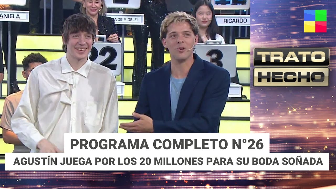 Agustín juega por los 20 millones para su boda soñada 