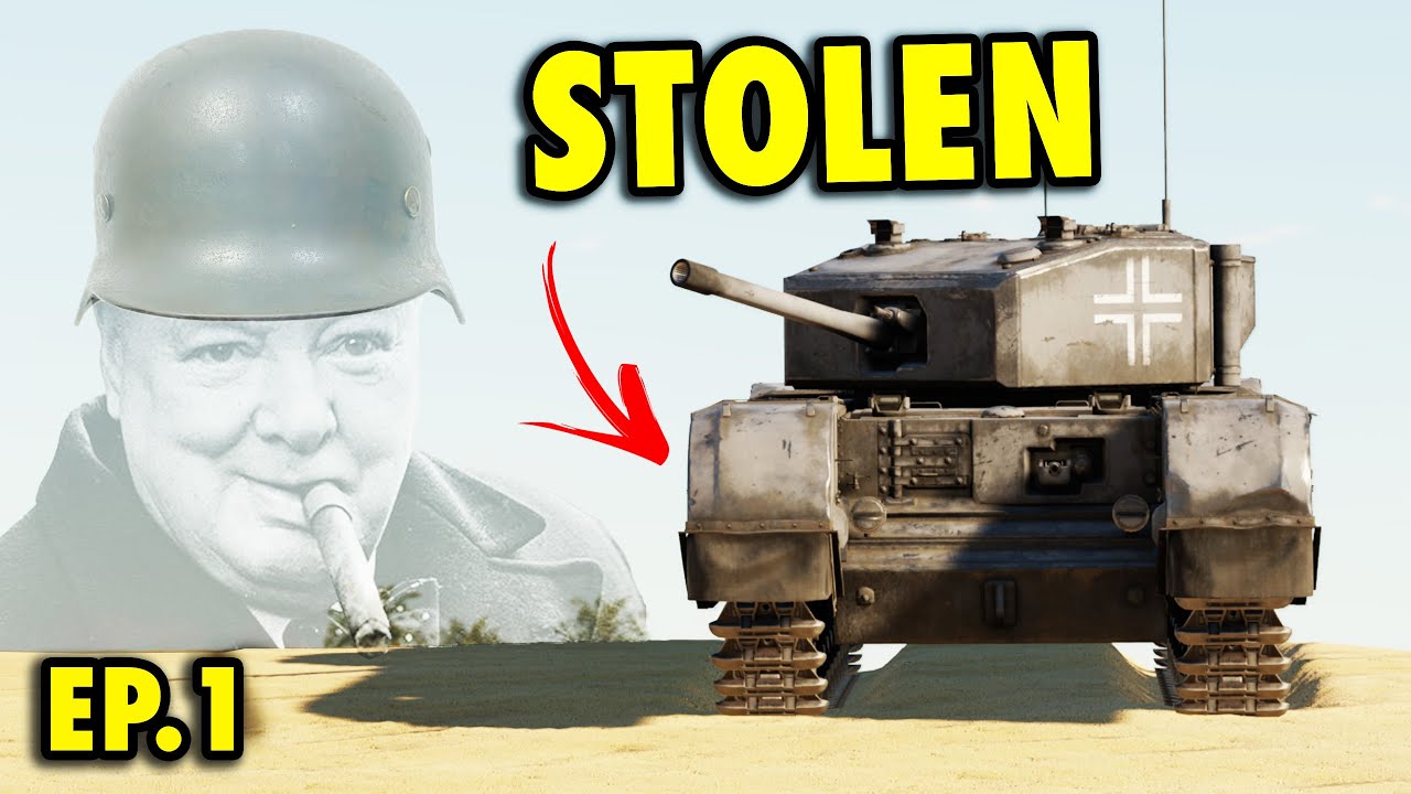 СТРАННЫЕ ТРОФЕЙНЫЕ ТАНКИ ГЕРМАНИИ - Pz.Kpfw Churchill