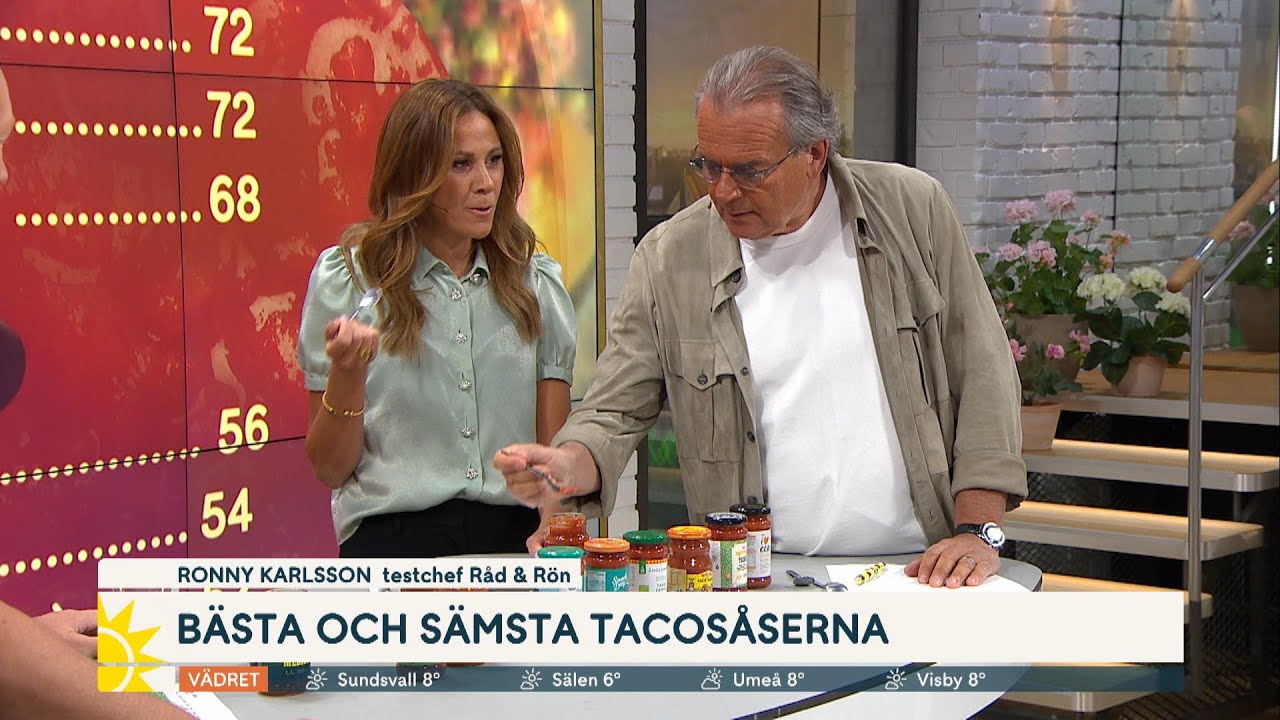 Råd & Rön: Här är bästa och sämsta tacosåsen | Nyhetsmorgon | TV4 & TV4 Play
