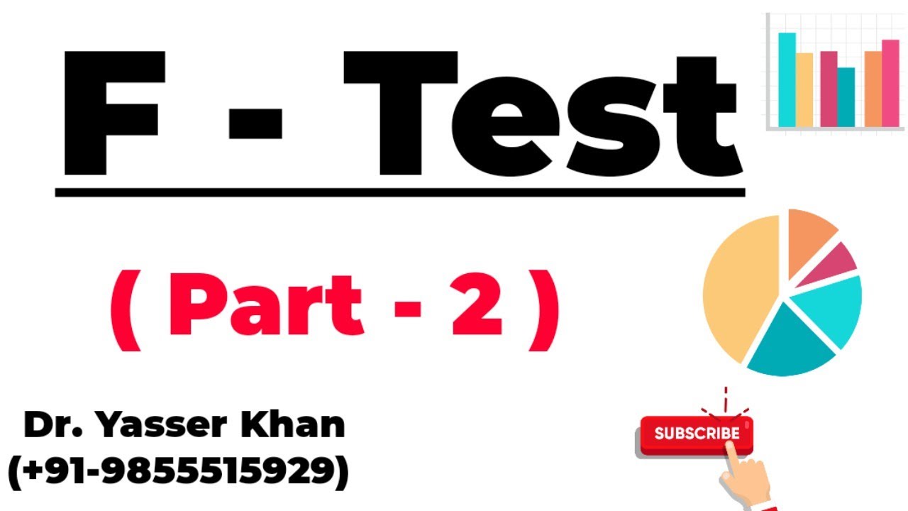 F - test ( Part - 2 )