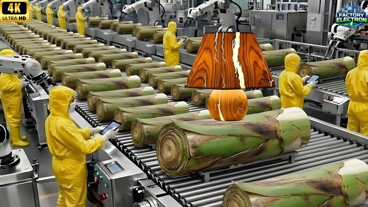 Unbelievable! Inside The Factory That Process Chandeliers From Banana Trunks | How It's Made