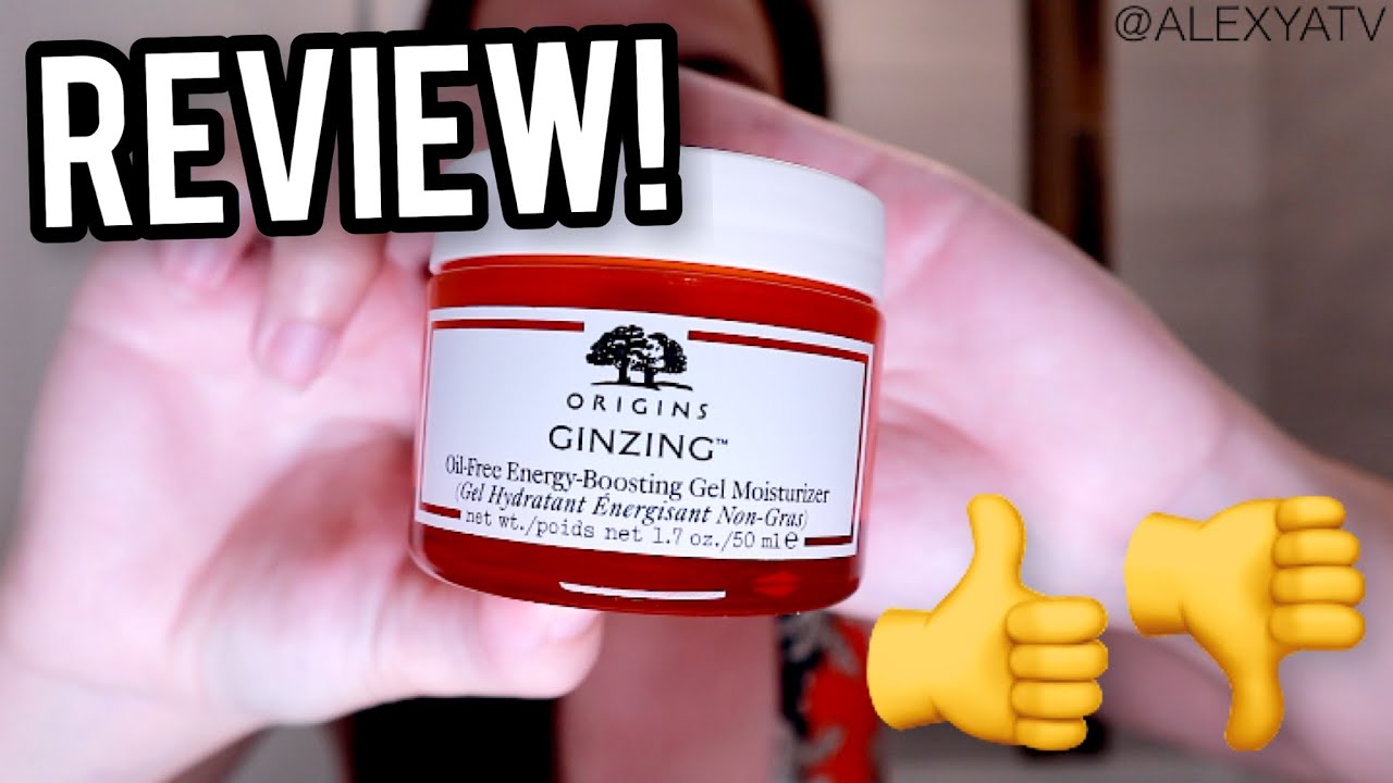 Origins Ginzing Oil Free Energy Boosting Gel Moisturizer Skincare Review