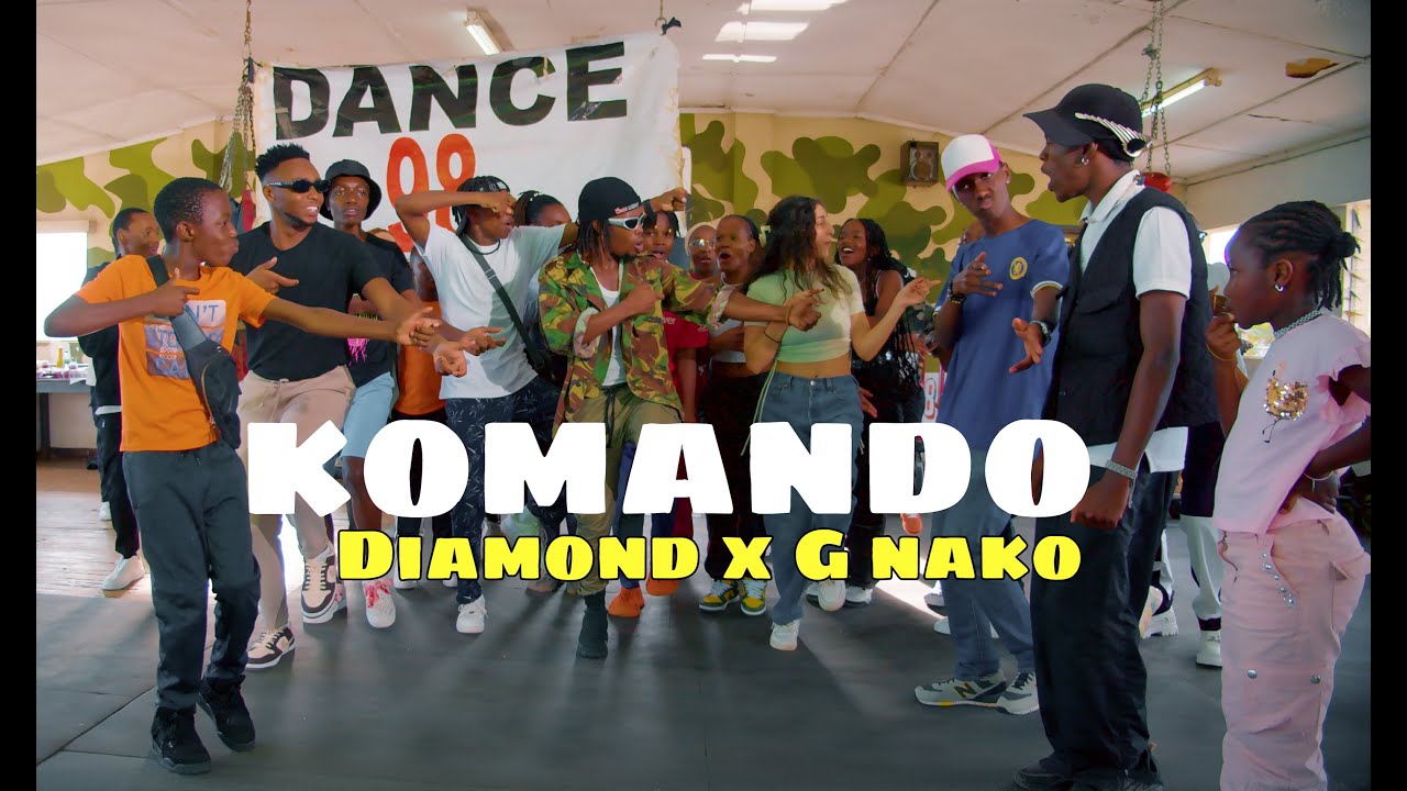 G Nako x Diamond Platnumz - Komando (Official Dance video Video)Dance 98