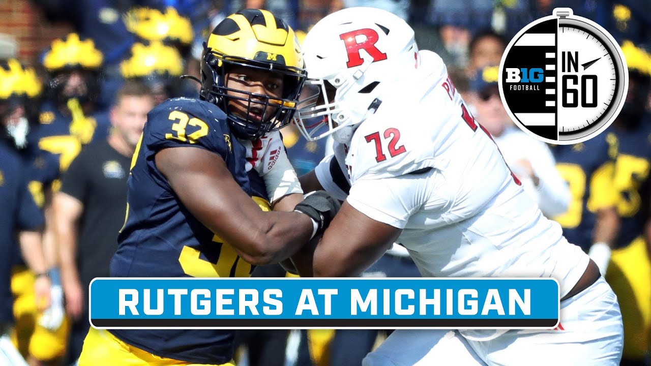 Rutgers at Michigan | Sept. 23, 2023 | B1G Football in 60