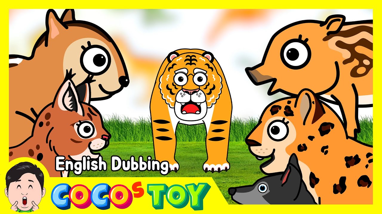 En Dubbing｜Baby animals are growing endlessly in my toybox!ㅣAnimals name, KidstoonㅣCoCosToy