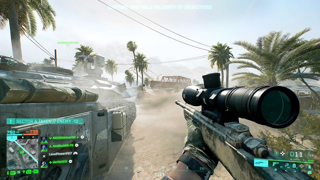 GOL-MAGNUM SNIPER dominating the game... BATTLEFIELD 2042