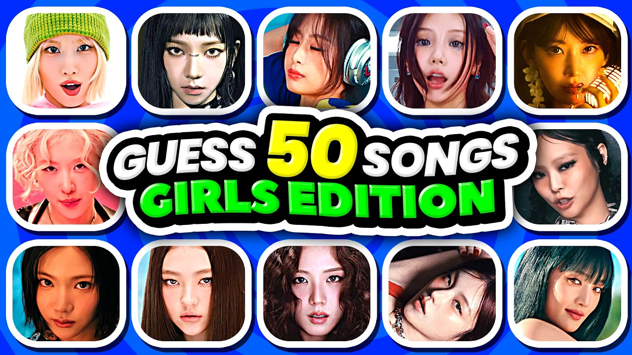 Guess 50 K-Pop Songs: Girls Edition 💖 Harder than you think! | KPOP QUIZ 2025