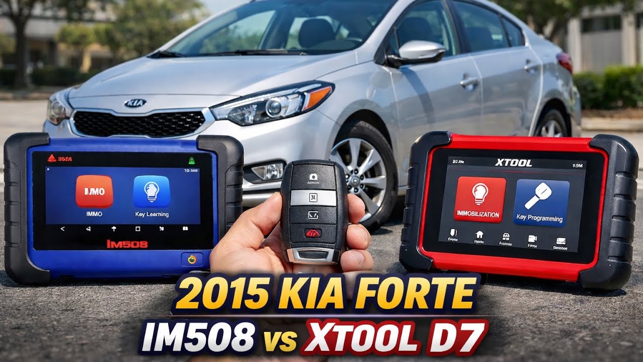 &laquo;Программирование смарт-ключа для Kia Forte AKL &mdash; пошаговая инструкция с помощью Autel IM508 и Xt...