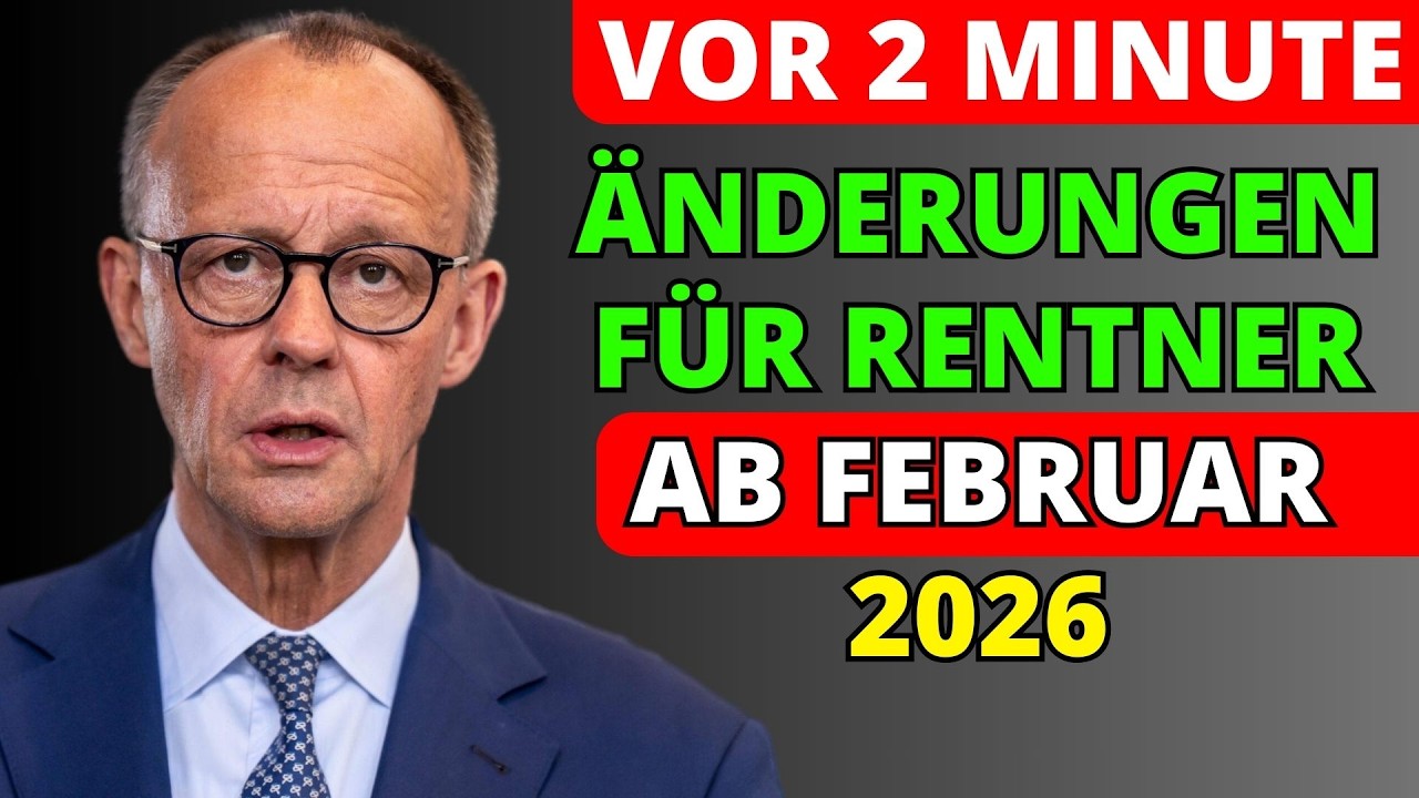 🚨 Achtung Senioren! 8 Große Rentenänderungen ab Februar 2026 – Was Du Wissen Musst!