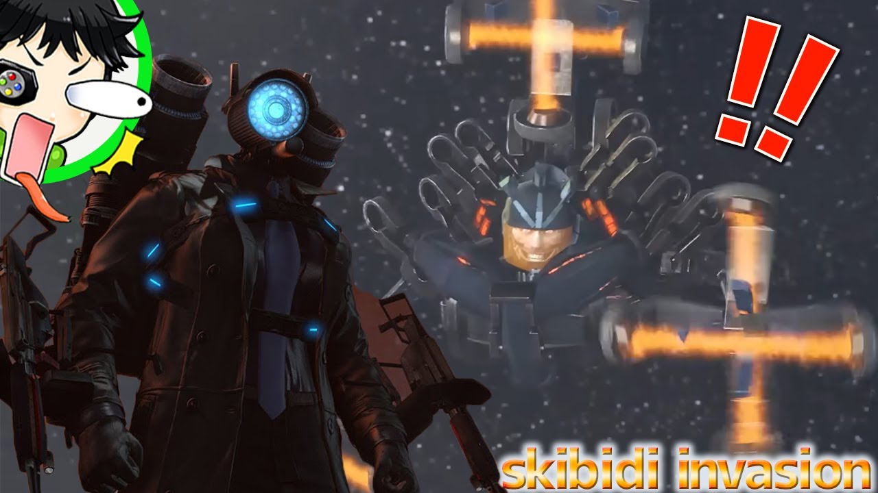 『ディテイナーアストロトイレ』や『ウーマンズ』がアップグレード！宇宙での戦いが始まったぞ！スキビディインバージョンリアクション【skibidi invasion 32~33】