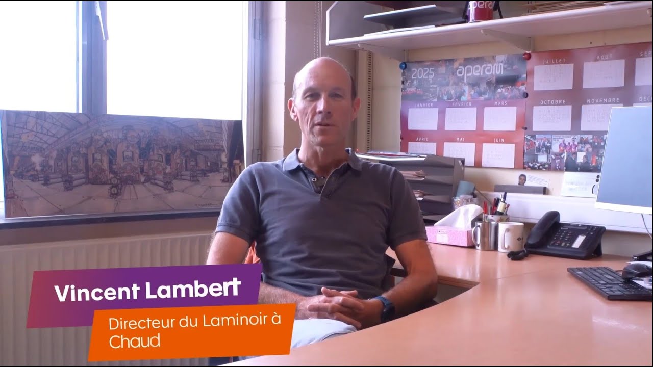 Capsule vidéo - Vincent Lambert - Directeur du Laminoir à Chaud - Aperam Châtelet
