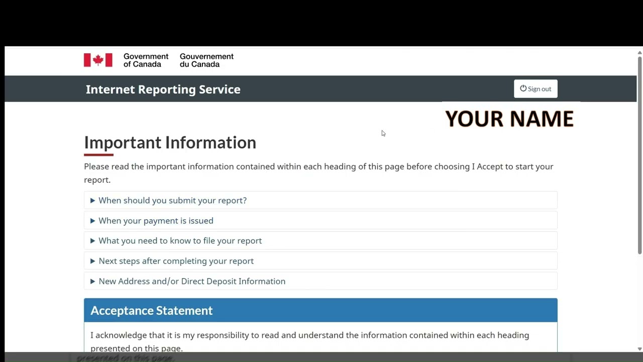 How to Submit Employment Insurance or EI Report Online 2026  #tutorial  #canada   #foryou  #trending