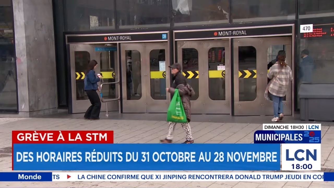Grève à la STM: un mois de galère pour les usagers