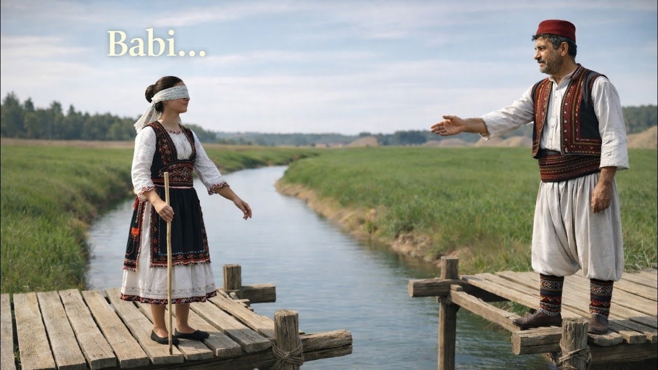 Ai e çoi vajzën e tij të verbër te një urë — Ajo që ndodhi më pas tronditi gjithë fshatin.. 