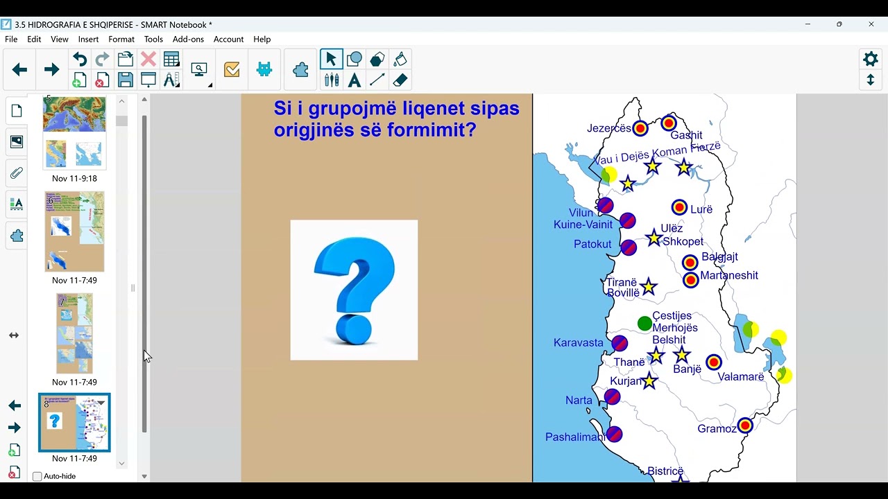 Gjeografia 11. 3,5 Hidrografia e Shqiperise