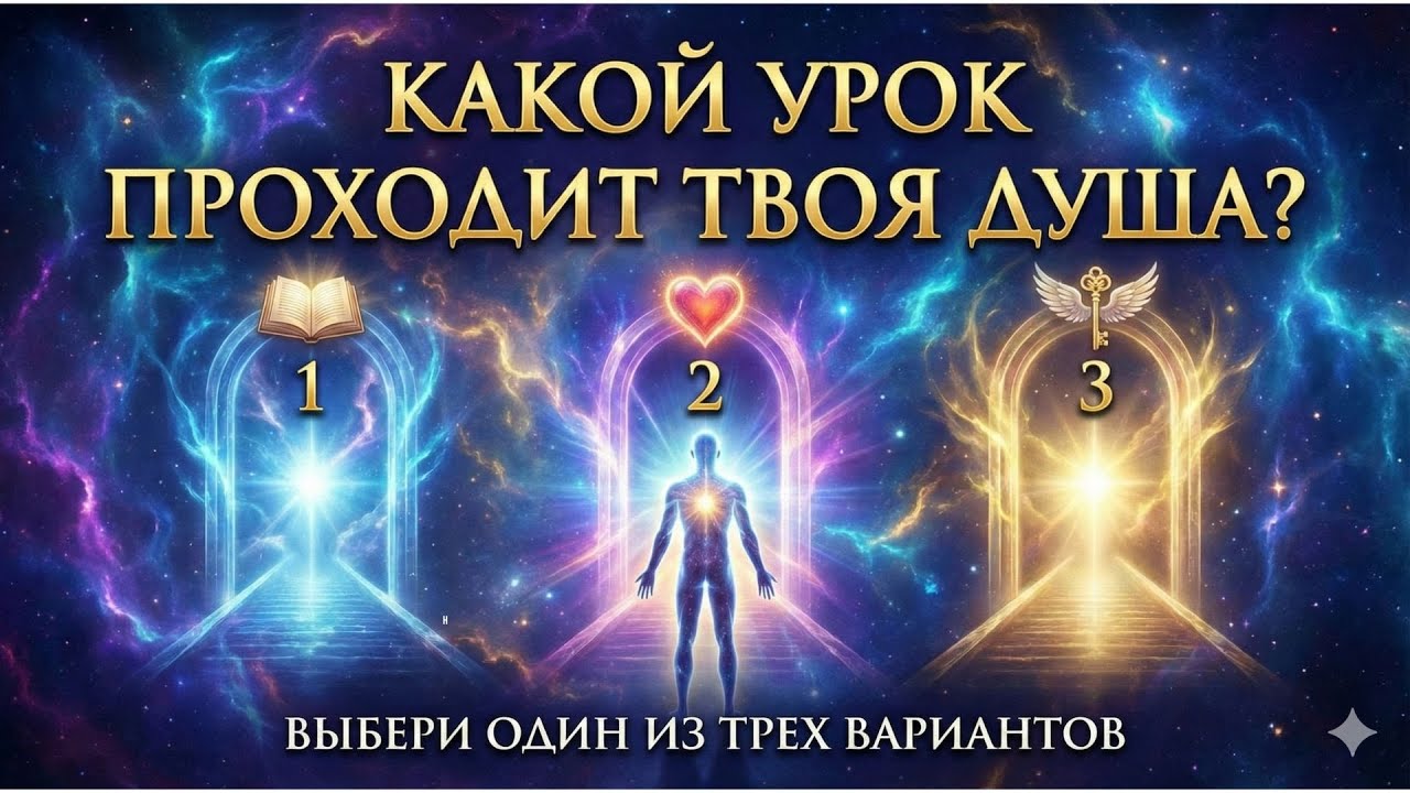 Какой урок проходит твоя ДУША сейчас: выбери один из 3 вариантов и узнай детали! #таро #душа