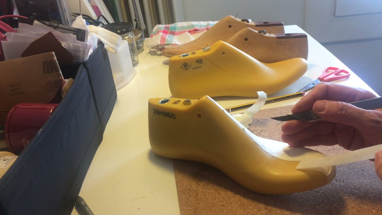 🟢Cómo Hacer CALZADO ARTESANAL #1 👠Diseño y Enmascarado de la Horma