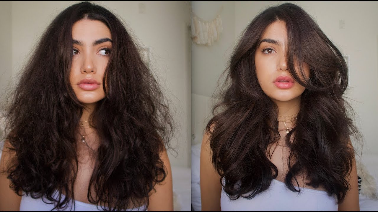 HOW TO GET BIG VOLUMINOUS HAIR / TAME FRIZZY HAIR