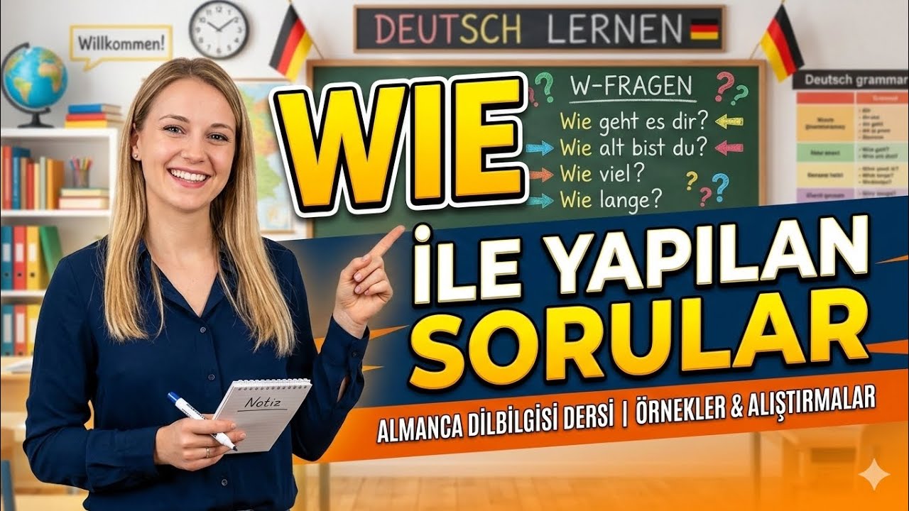 Wie İle Yapılan Sorular - Almanca Gramer Dersleri 5 - Telc YDS