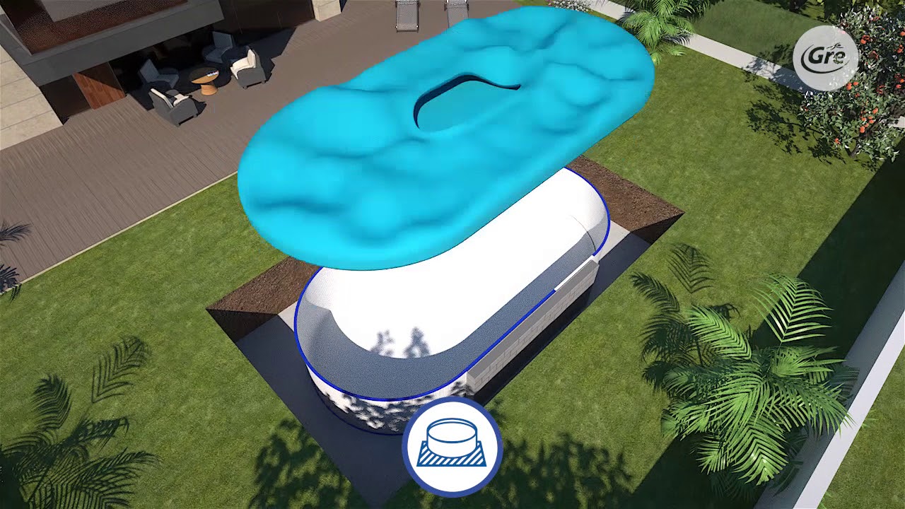Piscinas desmontables enterradas Gre / Gre Inground removable pools