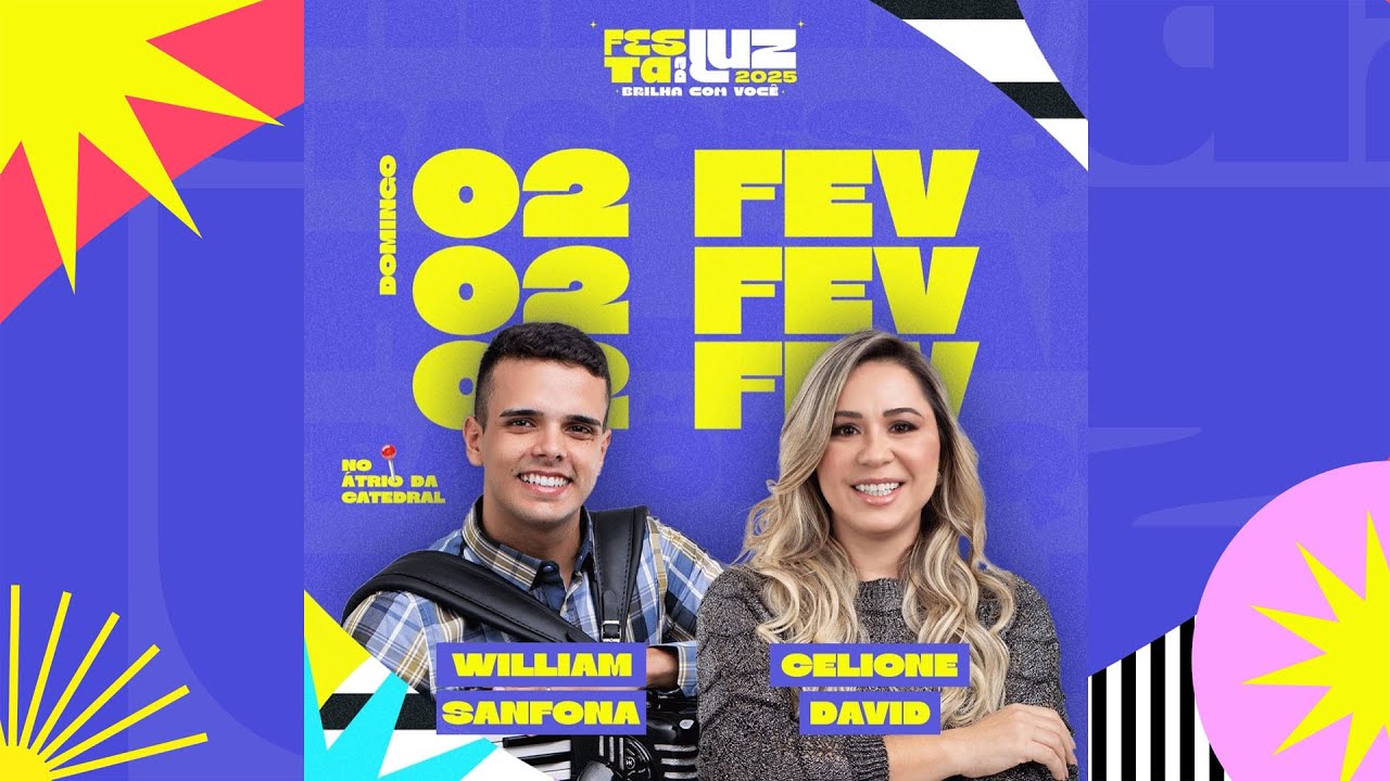 5º Noite - Festa da Luz 2025 - Brilha Com Você! Catedral de Nossa Senhora da Luz.