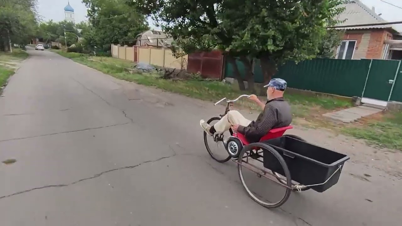 Перше випробування трайка д  Сергія