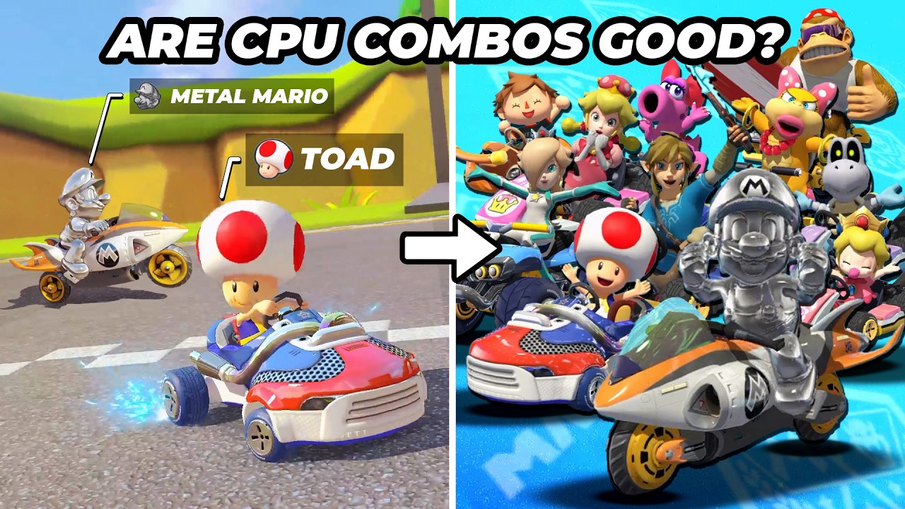How good are the default CPU Combos in Mario Kart 8 Deluxe?