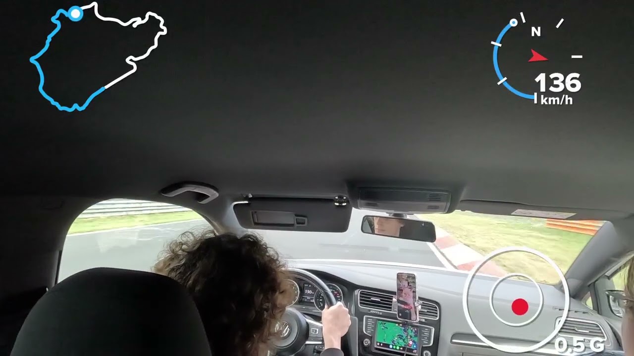 Nurburgring 5th september 1st lap gti