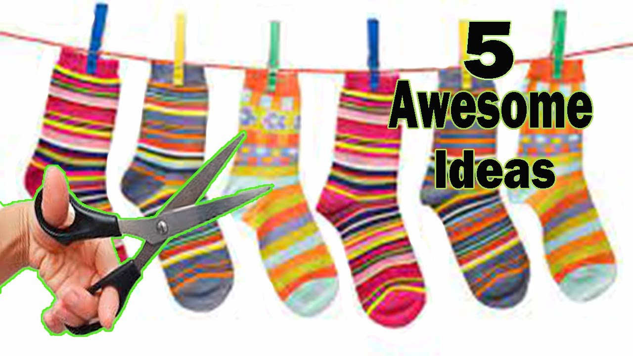DIY - 5 AWESOME IDEAS FROM SOCK - Sock animal Toy - Sock Doll - Sock Crafts Ideas #7