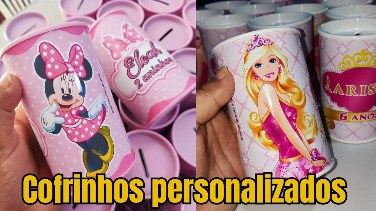 Como fazer cofres personalizados para lembrancinhas de aniversário