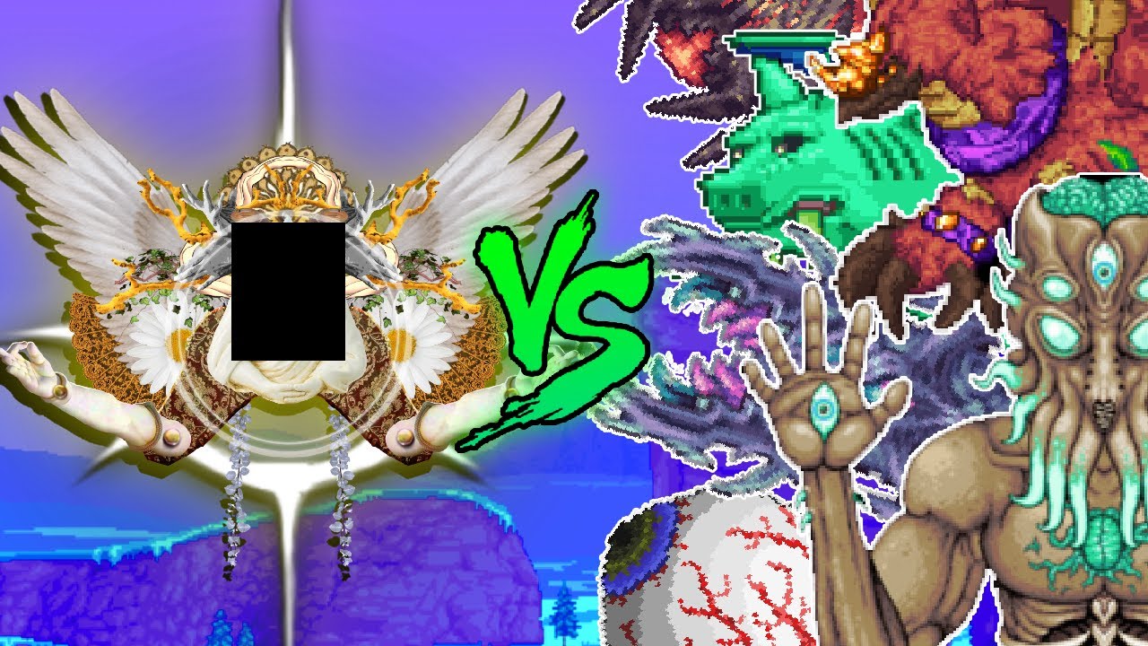 LA DEIDAD SIN NOMBRE VS TODOS los JEFES de Terraria + Calamity mod