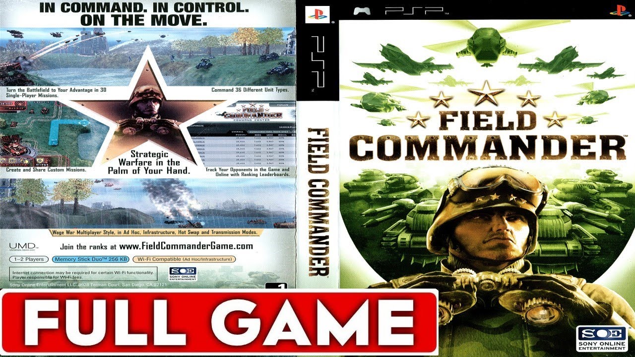 Field Commander PSP Full Game Walkthrough Longplay