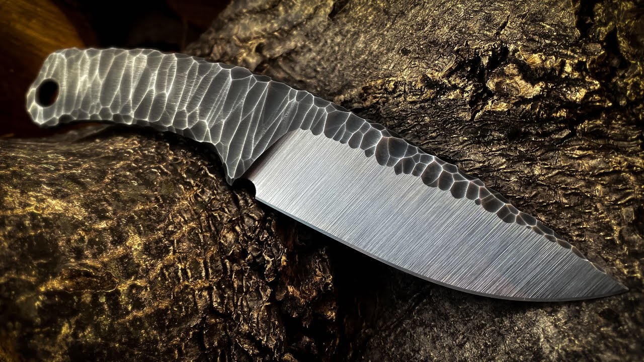 Knife making: Rock Pattern Hunting Knife